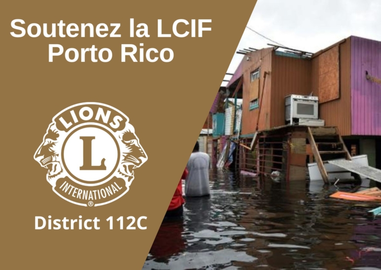 Rejoignez le soutien de la LCIF à l’aide aux victimes de l’ouragan à Porto Rico