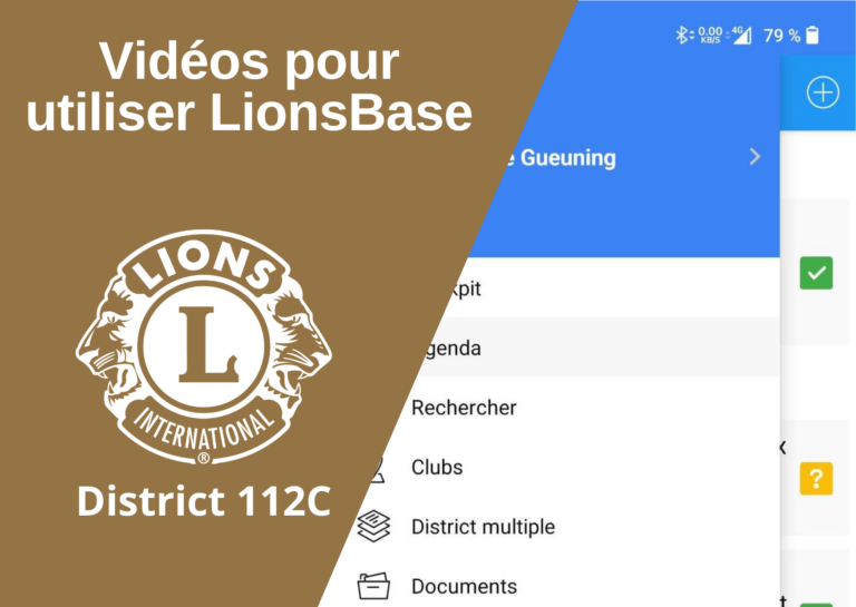 Vidéos pour apprendre à utiliser LionsBase