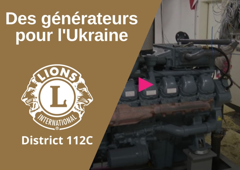 Deux générateurs électriques inutilisés vont être envoyés en Ukraine