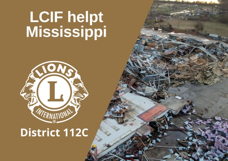 LCIF helpt Mississipi