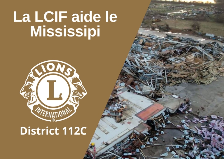 La LCIF soutient le Mississipi